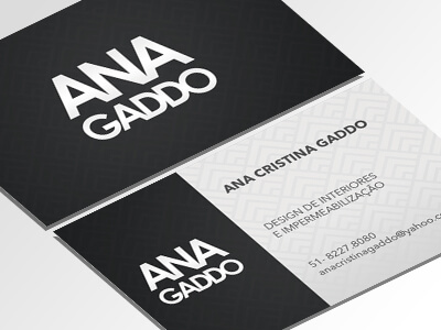 Cartão de visitas Ana Gaddo